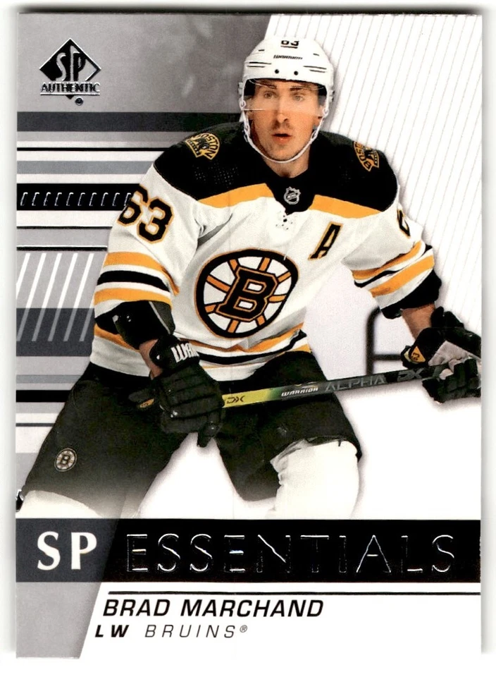 2019-20 SP Authentic Essentials Brad Marchand #SPE-BM Boston Bruins - Image 1 of 2