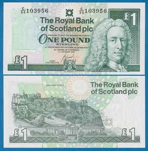 Scotland 1 Pound P 351e 2001 UNC ( P 351 e ) - Picture 1 of 1
