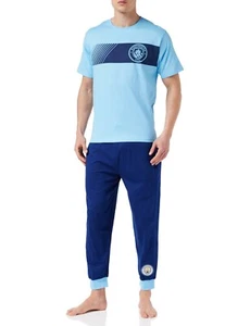 Manchester City FC Herren Baumwolle Pyjama Mann City PJs offizielle Ware - Bild 1 von 6