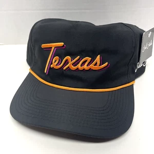 Bad Birdie “Texas” Golf Rope Snapback Hat (Black/Orange/Purple) Neon NEW - Picture 1 of 5