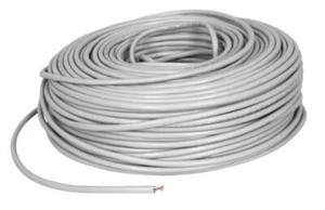 Cavo di rete cat 7 Ftp flessibile grigio 50 mt 57236 ethernet matassa cat7 tondo - Foto 1 di 2