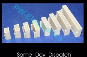 Crimp Terminal Housings 0.1" 2.54mm 2,3,4,5,6,8,10, 15 Way - Picture 1 of 1