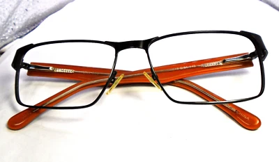 Marco de gafas para hombre Link Occhiali LINK 1158 C81 negro/naranja 56-16-140 Foto 1 de 4