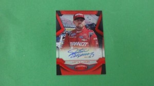 Justin Allgaier 2016 Certified Racing Red Parallel Authentic Autograph #39/75