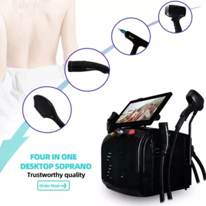 Máquina de depilación láser diodo 4 en 1 picolaser eliminación de tatuajes IPL RF cuidado de la piel - Imagen 1 de 9