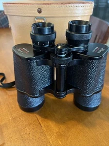 Schooner 7 X 50 7.1deg FOV Binoculars in Leather Case Made In Japan Hard To Find - Picture 1 of 20