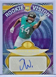 2022 Panini Illusions Rookie Vision Signatures Gold #22 Travon Walker/25 - Picture 1 of 1
