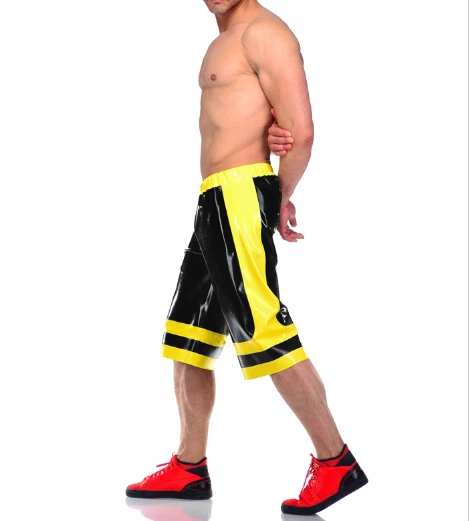 100% Latex Ganzanzug  Sexy Mode Boxershorts für Herren Cosplay0,4 mm S-XXL - Bild 1 von 3