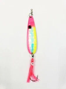 Lachslöffel McOmie's 4" ""Carnival Glow"" Löffel mit Hoochie  - Bild 1 von 1