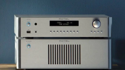 ROTEL RC-1572 MK2 + RB-1552 MKII SILVER PRE FINALE AMPLIFICATORE GARANZIA UFFI. - Immagine 1 di 4