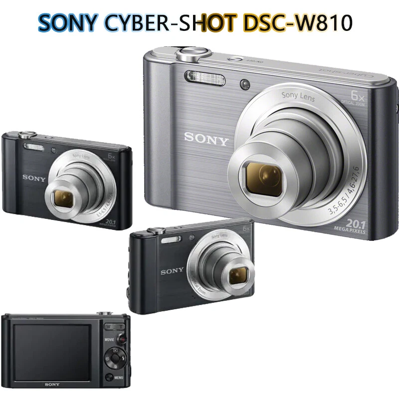 Sony Cyber-shot Dsc-W810  6X Optical Zoom 20.1MP Compact Digital Camera - Image 1 of 1