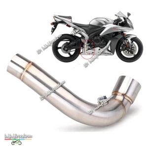 For Honda CBR600RR 2007-2020 F5 Modified Exhaust Mid Link Pipe Catalyst Replace - Picture 1 of 9