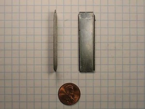 KLEMMNÄGEL #9V-2 ZOLL GLATTER STAHLGELENKNAGEL, 9/16 ZOLL BREITE, 2 ZOLL LÄNGE - Bild 1 von 2