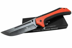 Cuchillo plegable táctico ojo de serpiente 12" jumbo enorme resistente hoja lavada en piedra - Imagen 1 de 6