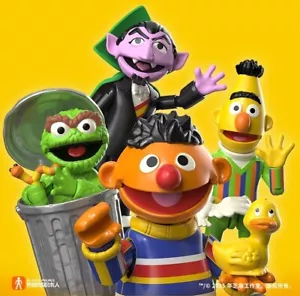 Blokees Sesame Street Model Kits Action Figure Ernie Bert Oscar Count von Count - Picture 1 of 26