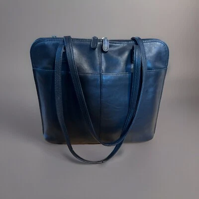 "Maletín de cuero para computadora portátil Latico bolso de trabajo organizador escuela 16""x 13""" Foto 1 de 4