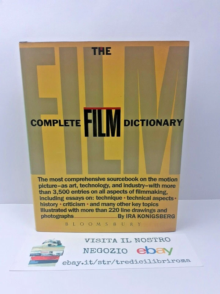 THE COMPLETE FILM DICTIONARY - IRA KONIGSBERG - BLOOMSBURY PUBLISHING - 1987 - Immagine 1 di 4