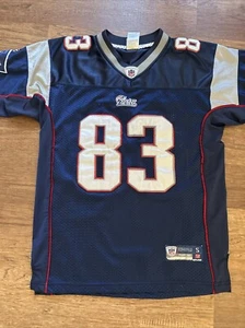 New England Patriots Wes Welker #83 Reebok OnField Youth Small Football Jersey - Picture 1 of 18