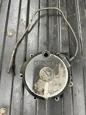 Honda XR200R XR250R 1984 1985 lado izquierdo cubierta del motor estator volante generador Foto 1 de 4