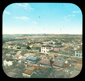 D0473~ YOKOHAMA JAPÓN Linterna c.1870s Pamorama - por L. J. Marcy [Raro] - Imagen 1 de 3