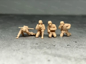 1/72 WW II China "PAK Anti Flugzeug Gunner " 4 Soldaten Modell Requisite (3D gedruckt) - Bild 1 von 3