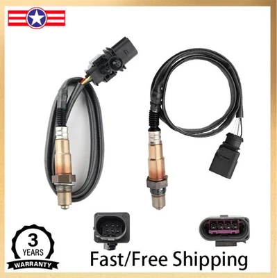 2x Up+Down Oxygen Sensors For Audi 2014-18 A4 allroad 2012-2017 Q5 2.0L L4 Turbo - Image 1 of 4
