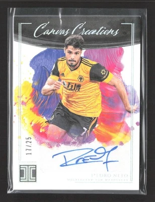 2020-21 Panini Impeccable Canvas Creations Pedro Neto Auto /25 #CC-PN - Image 1 of 2