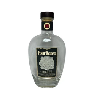 Four Roses petit lot de bourbon au choix (bouteille de whisky vide 750 ml) avec dessus en liège - Photo 1/4