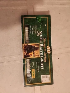 Vintage Hobby Lobby Miniature Christmas Lights Indoor Outdoor 50 Clear. - Picture 1 of 2