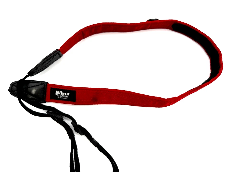 **RARE!! LIMITED EDITION** NIKON BY PORTER CAMERA NECK SHOULDER STRAP RED - Image 1 of 4