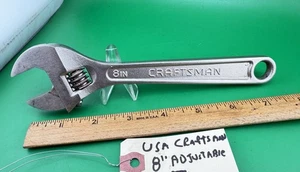 Craftsman USA 8" Adjustable Wrench 9 44603  MINT Condition See Photos - Picture 1 of 10