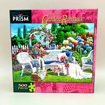 Prism 500 Piece Puzzle Garden Romance  New & Factory Sealed Erin Dertner 2006 - Image 1 of 3