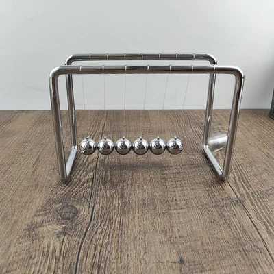 Ball Swing Pendulum Motion Desk Swinging Kinetic Balls Collision Ball Billiards - Image 1 of 4