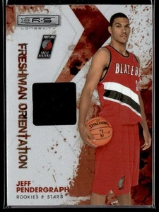 2009-10 Panini #29 Jeff Pendergraph Orientation Materials SN,MEM #18/299 3203G - Picture 1 of 2