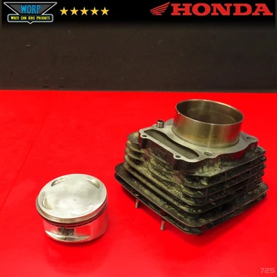 1986 HONDA XR600R ENGINE CYLINDER JUG BARREL + PISTON 85-86 GENUINE OEM  - Image 1 of 4