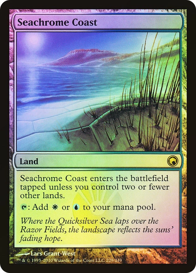 MTG FOIL Seachrome Coast  - Scars of Mirrodin #229 - Image 1 of 1