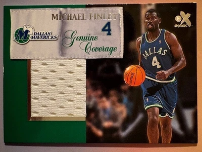 1999-00 MIchael Finley Skybox E-X Genuine Coverage Jersey - Image 1 of 2