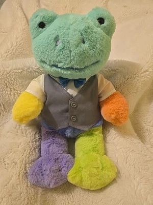 RARE HTF Build-A-Bear Colourblock Frog Easter Release 2023 EUC FAST SHIPPING  - Image 1 of 4