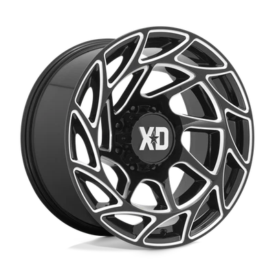 Rueda fresada negra brillante 20x10 XD XD860 ONSLAUGHT 8x170 (-18 mm) Foto 1 de 4