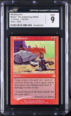 SKULLSCORCH Torment Foil Rare CGC 9 MTG [Nostalgium] - Image 1 of 2