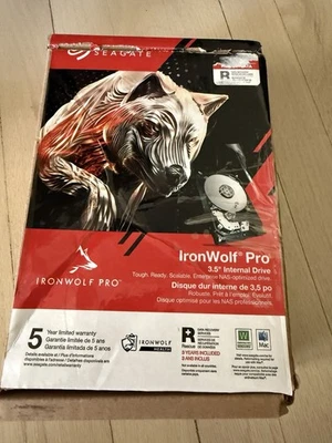 Disco duro interno Seagate ST8000NT001 IronWolf Pro 8 TB 7200 RPM 256 MB SATA 6 GB Foto 1 de 3