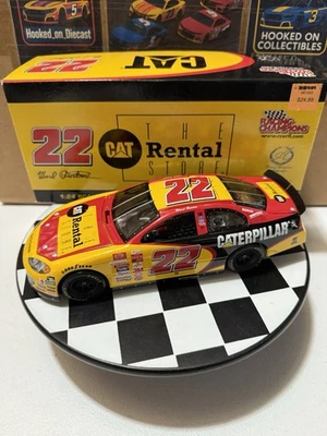 RARE* Ward Burton #22 Caterpillar 2003 1/24 Nascar Diecast - Image 1 of 4