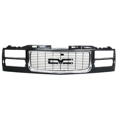 For 94-00 C/K Series Pickup Truck 94-99 Yukon Front Grille Assembly Black Chrome Foto 1 de 3