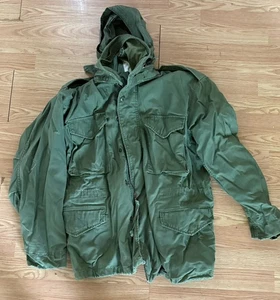 Vintage US Army Jacket Mens Medium? Green Field Coat See Pics For Measurements - Picture 1 of 7