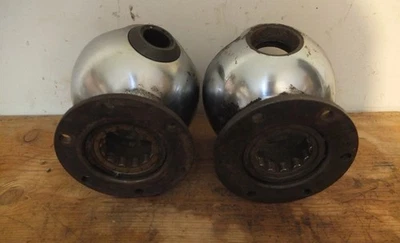 Land Rover Swivel Chrome Ball 234789 PAIR LH RH Series1 2 2a 3 1954-84 - Image 1 of 4