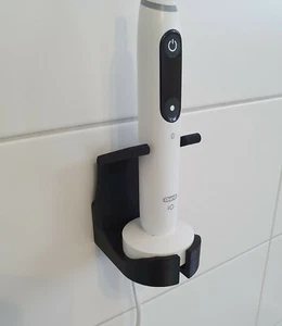 Wandhalterung Halter für elektrische Zahnbürsten Oral-B IO 7, 8 , 9 in schwarz - Bild 1 von 5