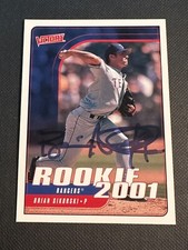 Brian Sikorski Signed 2001 Upper Deck Victory Card Auto Rangers Autograph COA