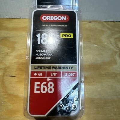 "Hoja de motosierra Oregon Pro Cut E68 18"" nueva (estante)" Foto 1 de 3