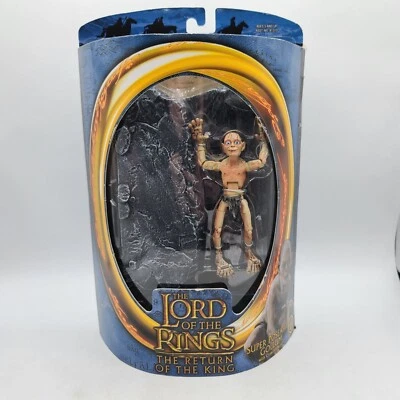 Vtg Toy Biz 2003 The Lord Of The Rings Super Poseable Gollum w/ Crawling Action - Image 1 of 2