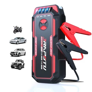 Portable Car Jump Starter,2500A Battery Charger,SuperSafe 12V Lithium Jump Box - Picture 1 of 10
